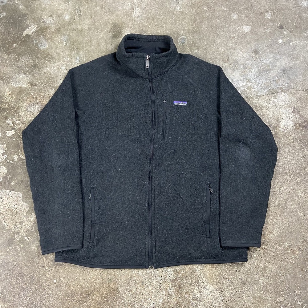 Patagonia Better Sweater Jacket Size XL Black Fleece Full Zip Outdoor Hiking